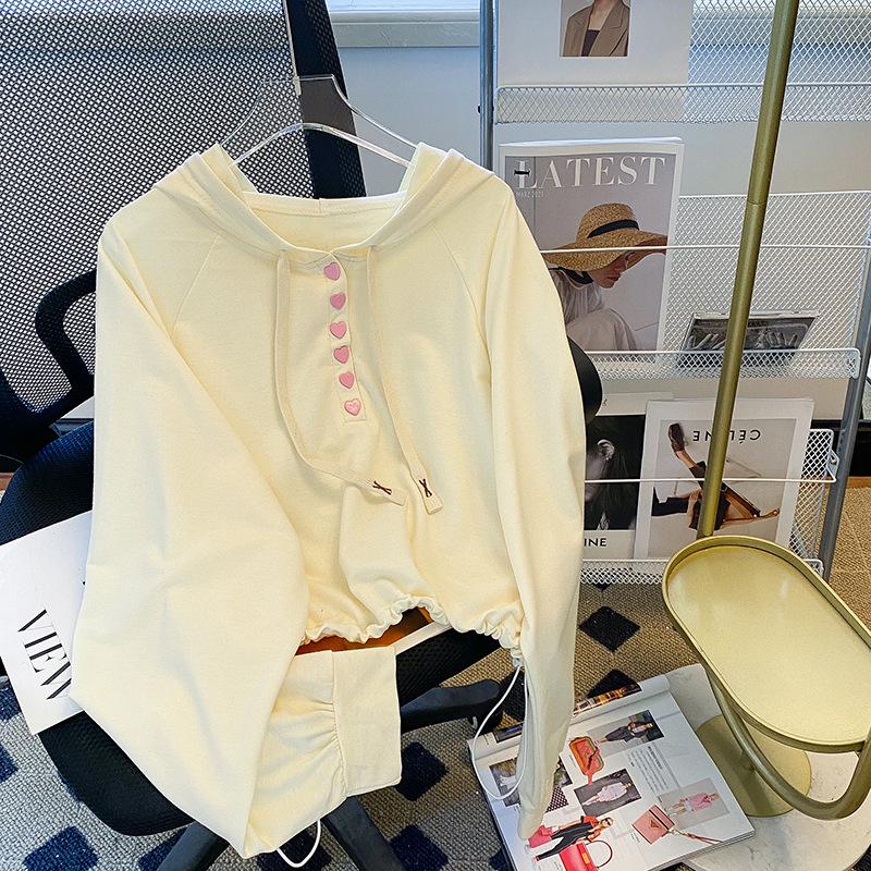 2025 Spring/Autumn Milk Fufu Petite Women s Loose Casual Hooded Sweatshirt M (up to 100 lbs)
2025 Spring/Autumn Milk Fufu Petite Women s Loose Casual Hooded Sweatshirt M (up to 100 lbs)