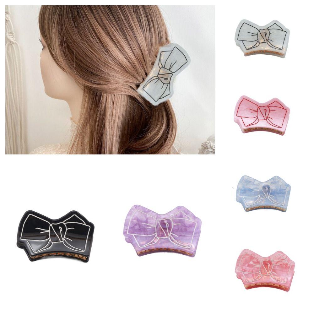 Shark Clip Bow Acetic Acid Hair Claw Korean Style Bow Claw Clip Sweet Acetic Acid Grab Clip Party синий
Shark Clip Bow Acetic Acid Hair Claw Korean Style Bow Claw Clip Sweet Acetic Acid Grab Clip Party синий