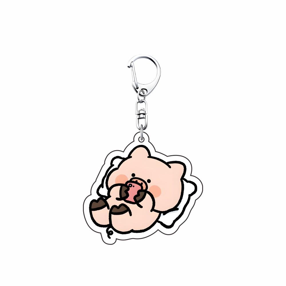 Cute cartoon little animal lying on the sofa playing with a mobile phone. 6-centimeter acrylic keychain pendant decoration gift 6 cm
Cute cartoon little animal lying on the sofa playing with a mobile phone. 6-centimeter acrylic keychain pendant decoration gift 6 cm