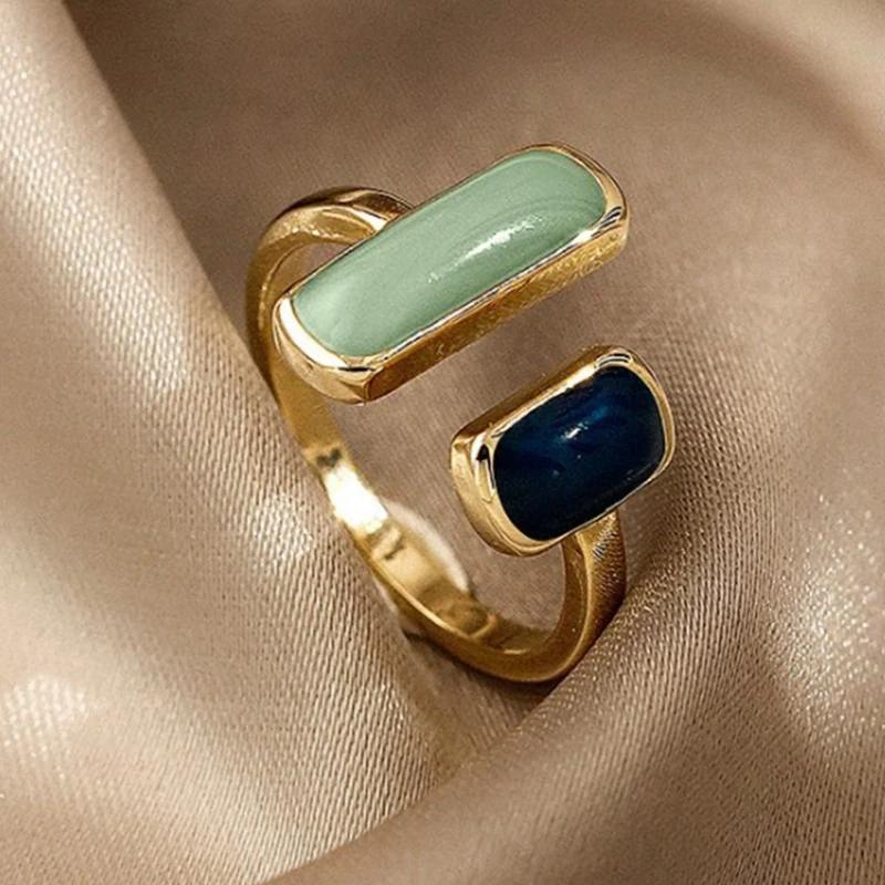 French Retro Square Blue Oil Dripping Fashion Temperament Simple Opening Ring Women s Zircon HipHop Party Wedding Gift Creative зелёный
French Retro Square Blue Oil Dripping Fashion Temperament Simple Opening Ring Women s Zircon HipHop Party Wedding Gift Creative зелёный