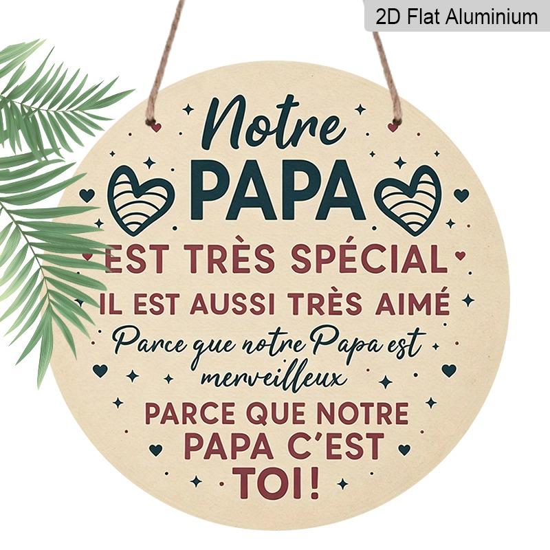 2D Flat Father s Day Themed Aluminum Pendant, Available in Various Sizes. with A Beige Background and Heart Decoration, It s An Ideal Choice for Home 7.87×7.87inch
2D Flat Father s Day Themed Aluminum Pendant, Available in Various Sizes. with A Beige Background and Heart Decoration, It s An Ideal Choice for Home 7.87×7.87inch