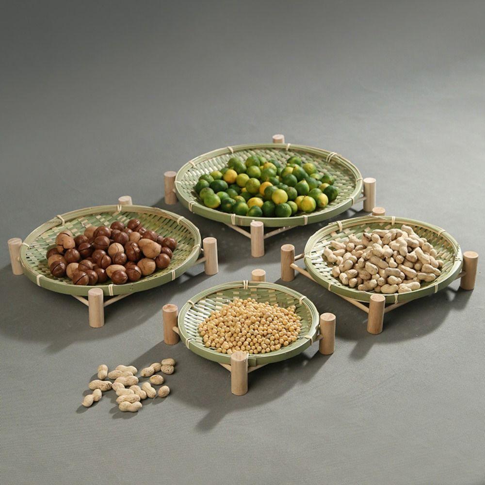 Decorative Basket Bamboo Dried Fruit Tray Handmade Bamboo Basket Trays Gifts Fruit Basket style 4
Decorative Basket Bamboo Dried Fruit Tray Handmade Bamboo Basket Trays Gifts Fruit Basket style 4