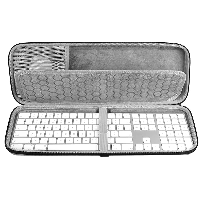 Geekria storage case Compatible product apple Apple Magic keyboard With numeric keypad+ Magic mouse wireless portable hard shell travel carrying bag
Geekria storage case Compatible product apple Apple Magic keyboard With numeric keypad+ Magic mouse wireless portable hard shell travel carrying bag