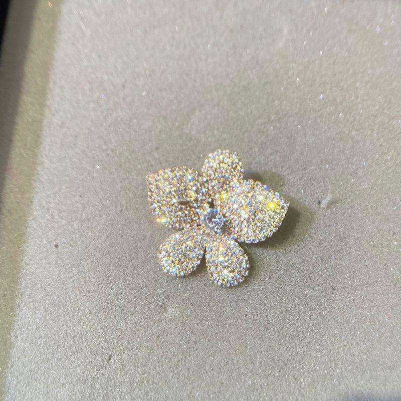 and American Style Butterfly Orchid Flower Brooch, High-End, Exaggerated, Shiny, Full of Rhinestones, Brooch for Suits, Versatile, Stackable Accessory Gold Short Brooch
and American Style Butterfly Orchid Flower Brooch, High-End, Exaggerated, Shiny, Full of Rhinestones, Brooch for Suits, Versatile, Stackable Accessory Gold Short Brooch