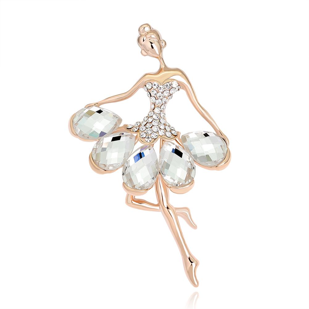Elegant Ballet Dancer Brooches Pin Pretty Flower Dancing Girl Wedding Bridal Brooch white #1
Elegant Ballet Dancer Brooches Pin Pretty Flower Dancing Girl Wedding Bridal Brooch white #1
