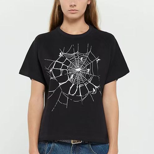 2026 New Fashion Spider Web Street Trend Print Fashion Spring Unisexs Short Sleeve ParentChild Loose and Comfortable TShirt 4XL
2026 New Fashion Spider Web Street Trend Print Fashion Spring Unisexs Short Sleeve ParentChild Loose and Comfortable TShirt 4XL