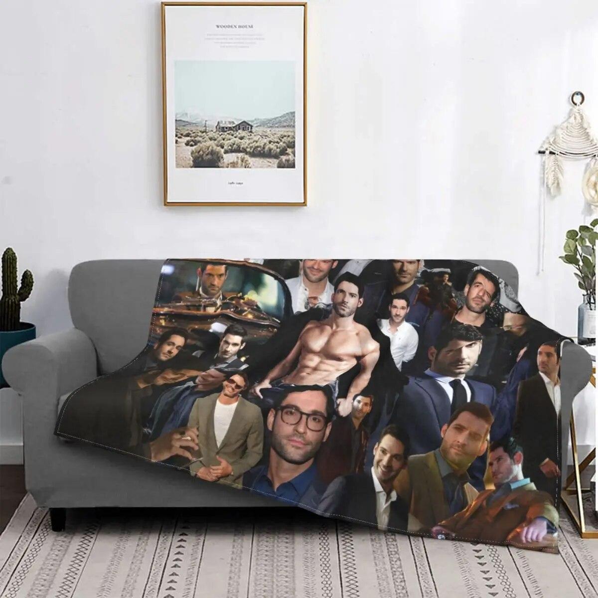 Tom Ellis Collage Blankets Lucifer Morningstar Fleece Funny Soft Throw Blankets for Bedspread Winter
Tom Ellis Collage Blankets Lucifer Morningstar Fleece Funny Soft Throw Blankets for Bedspread Winter
