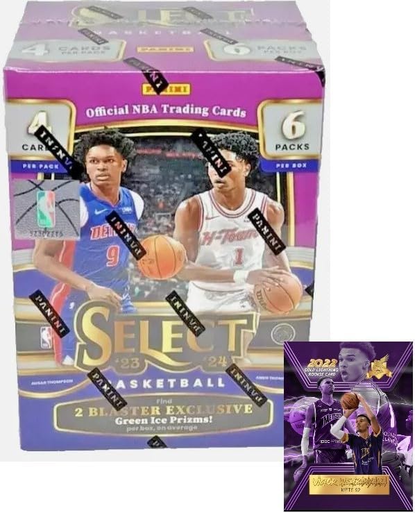 Panini Select Basketball Hobby Blaster Box Panini Select Basketball Hobby Blaster Box 2023-24 6 шт. в упаковке (Зелёные призмы) - 2023-24 6-Пакет (Зелёные призмы) синий
Panini Select Basketball Hobby Blaster Box Panini Select Basketball Hobby Blaster Box 2023-24 6 шт. в упаковке (Зелёные призмы) - 2023-24 6-Пакет (Зелёные призмы) синий