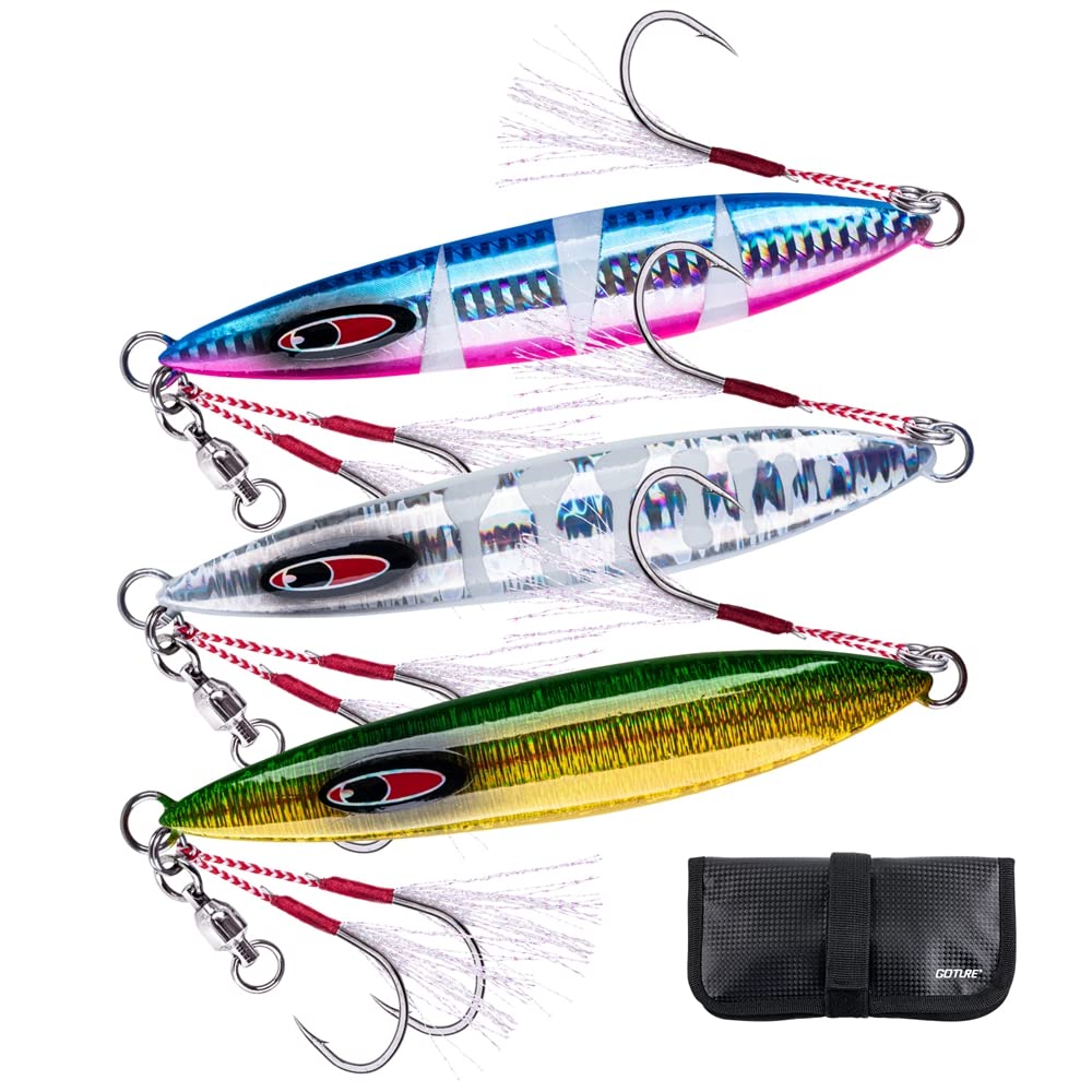 Goture Metal Jig Set Slow Jig Set Offshore Jigging Slow Fall Светящаяся кастинговая рыбалка Лодочная рыбалка Синяя рыба Волосатый хвост Красный морской лещ Kingfish
Goture Metal Jig Set Slow Jig Set Offshore Jigging Slow Fall Светящаяся кастинговая рыбалка Лодочная рыбалка Синяя рыба Волосатый хвост Красный морской лещ Kingfish