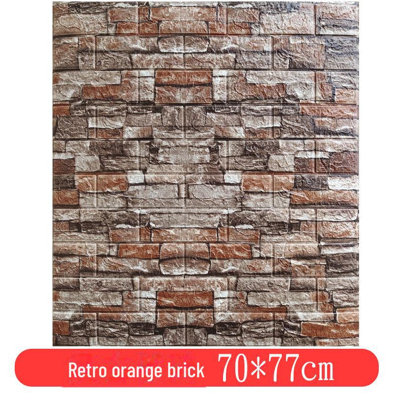 3D Ретро кирпичный узор самоклеящиеся пенопластовые наклейки на стену - водонепроницаемые, влагостойкие и изоляционные для отелей и ресторанов 70*77*5MM оранжевый
3D Ретро кирпичный узор самоклеящиеся пенопластовые наклейки на стену - водонепроницаемые, влагостойкие и изоляционные для отелей и ресторанов 70*77*5MM оранжевый