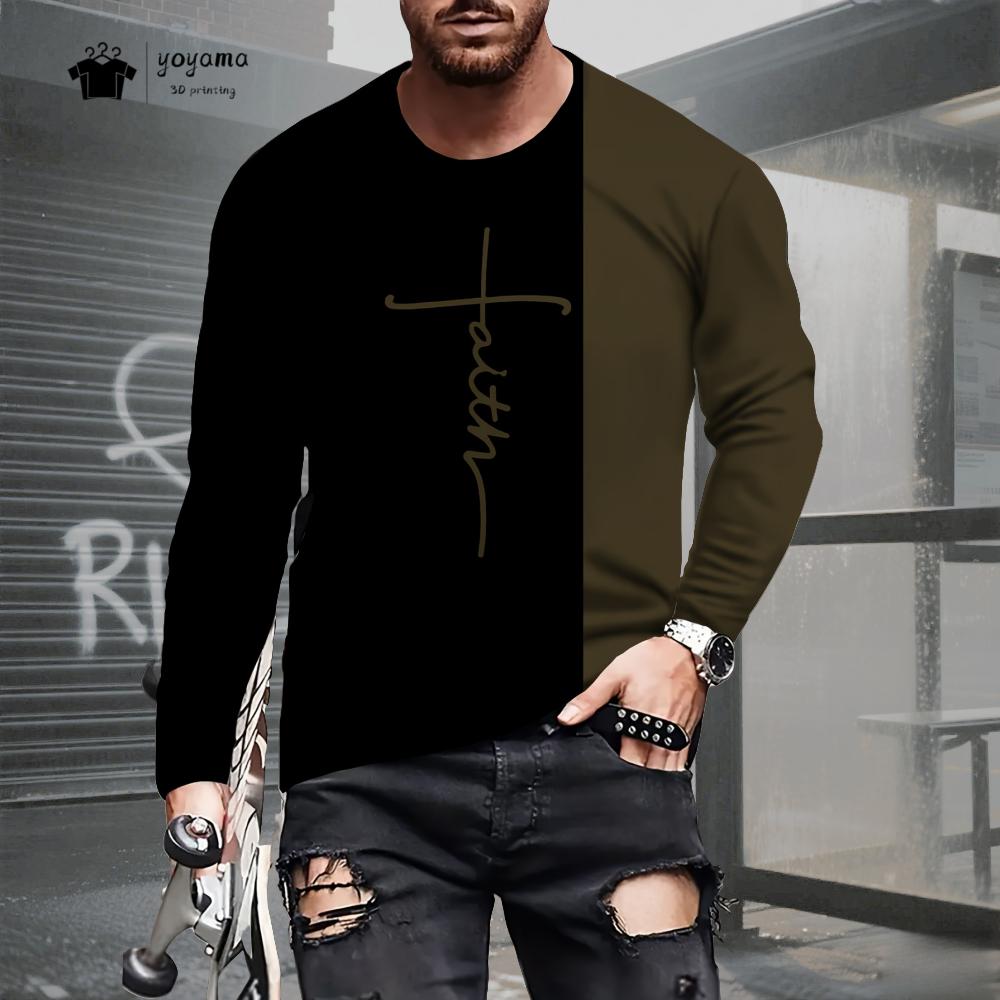 Fashion Trendy Men s Long Sleeved Cross Neckline 3D Printed Men s Top Versatile Casual Men s Long T-Shirt Street Men s Clothing 6XL
Fashion Trendy Men s Long Sleeved Cross Neckline 3D Printed Men s Top Versatile Casual Men s Long T-Shirt Street Men s Clothing 6XL