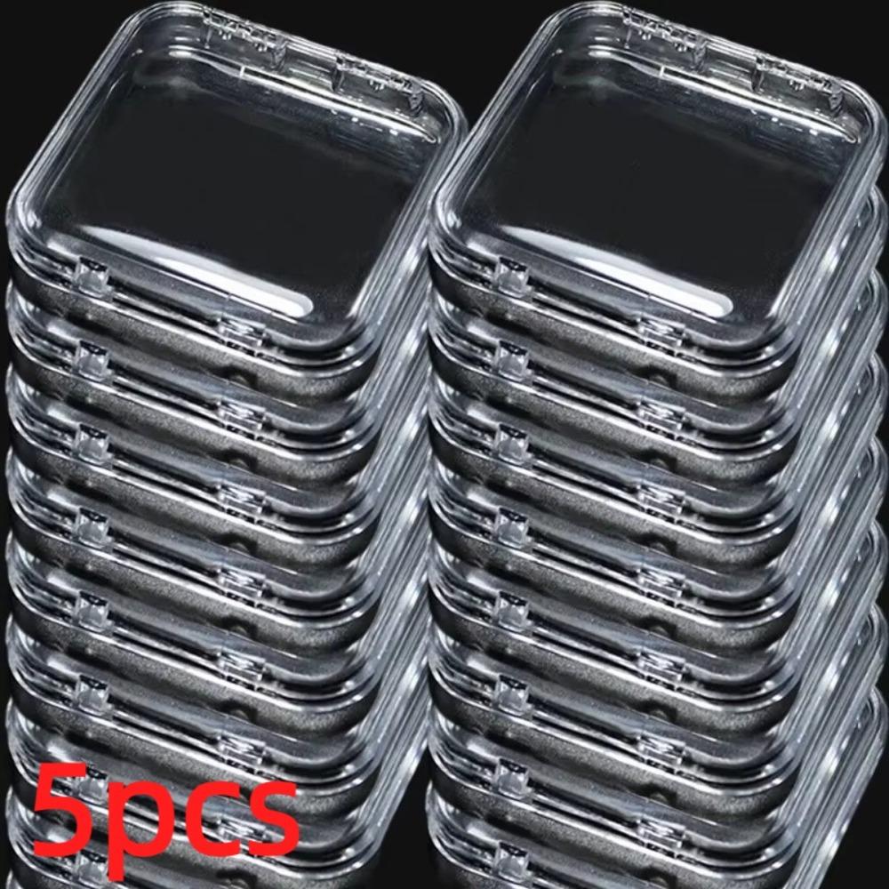 5PCS Transparent Badge Protection Box Dustproof Ring Earring Storage Container Earplug Box 85*85*18mm
5PCS Transparent Badge Protection Box Dustproof Ring Earring Storage Container Earplug Box 85*85*18mm