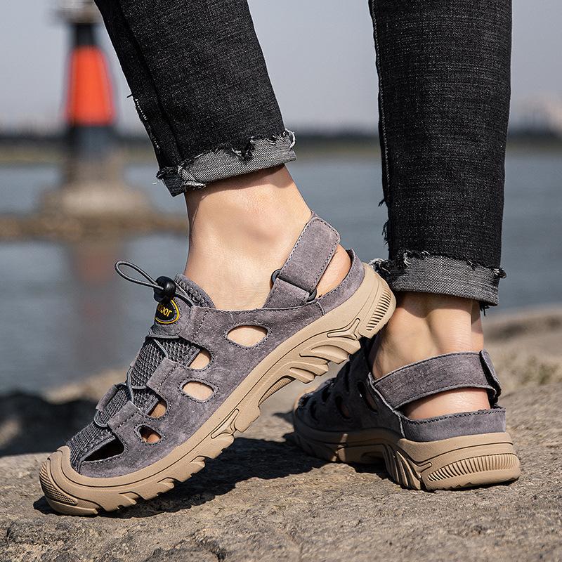 2021Men s Work Sandals Leather Male Slippers Men s Summer Shoes Breathable Beach Outdoor soft soledlack sport hiking
2021Men s Work Sandals Leather Male Slippers Men s Summer Shoes Breathable Beach Outdoor soft soledlack sport hiking