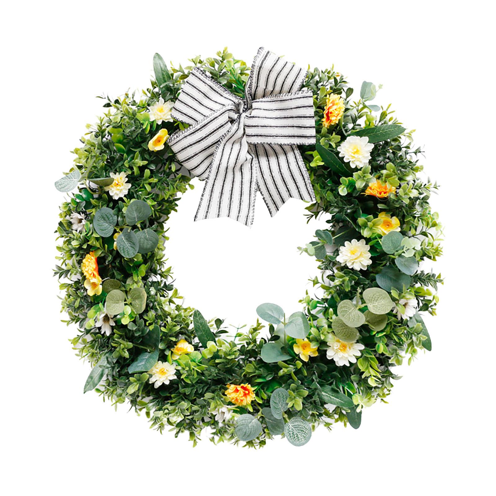 Artificial Flower Wreath Easter Decoration Window Hanging Door Ornament Spring Floral Garland for Home Seasonal Celebration
Artificial Flower Wreath Easter Decoration Window Hanging Door Ornament Spring Floral Garland for Home Seasonal Celebration