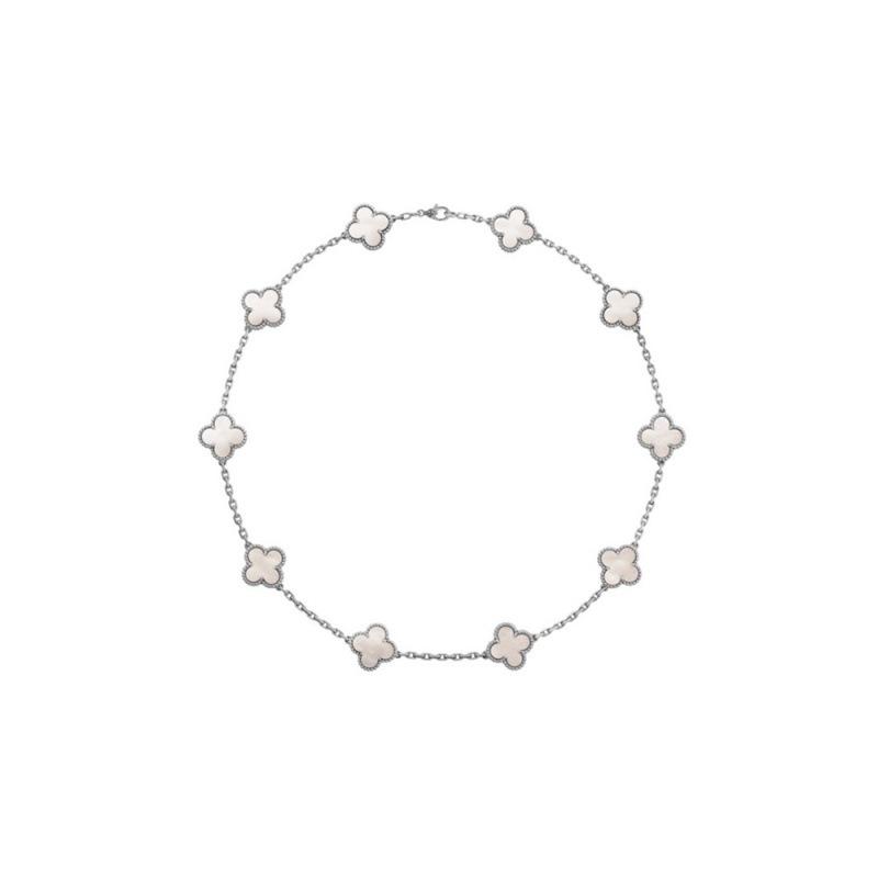 Бутик Ожерелье Десять Цветков Двустороннее Четырехлистный Клевер Цепочка на Ключицу Роскошное Высококлассное Женское Ожерелье
Бутик Ожерелье Десять Цветков Двустороннее Четырехлистный Клевер Цепочка на Ключицу Роскошное Высококлассное Женское Ожерелье