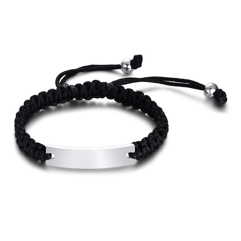 Women Men Bracelet Custom Engraving DIY Braided Bracelets Adjustable Hand-Made Braid Rope Bangles Personalized Valentine s Day No Word
Women Men Bracelet Custom Engraving DIY Braided Bracelets Adjustable Hand-Made Braid Rope Bangles Personalized Valentine s Day No Word