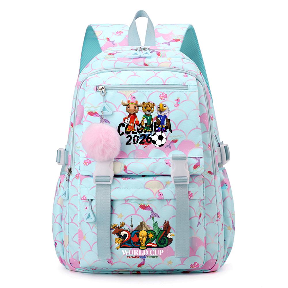 Cartoon 2026 FIFA World Cup Backpack Large Capacity Bookbag Laptop Unisex Student Boy Girl School Bag Large Capacity Travel Outdoor Bag Gift
Cartoon 2026 FIFA World Cup Backpack Large Capacity Bookbag Laptop Unisex Student Boy Girl School Bag Large Capacity Travel Outdoor Bag Gift