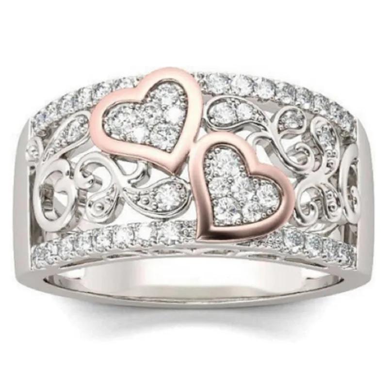 Rose Gold Two-Tone Zircon Pattern Ring For Women Elegant Sweet Fashion Luxury Light Luxury Design For Banquet 10
Rose Gold Two-Tone Zircon Pattern Ring For Women Elegant Sweet Fashion Luxury Light Luxury Design For Banquet 10