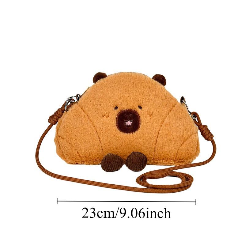 Croissant Capybara Plush Crossbody Bag Cartoon Kawaii Bread Capibara Soft Large Capacity Shoulder Bag Woman Bag Birthday Gift
Croissant Capybara Plush Crossbody Bag Cartoon Kawaii Bread Capibara Soft Large Capacity Shoulder Bag Woman Bag Birthday Gift