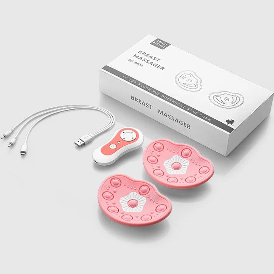 Массажные подушечки для груди с горячим компрессом, беспроводной вибрационный массажер для груди, инструмент для увеличения груди, массажная терапия с красным светом 1SET
Массажные подушечки для груди с горячим компрессом, беспроводной вибрационный массажер для груди, инструмент для увеличения груди, массажная терапия с красным светом 1SET