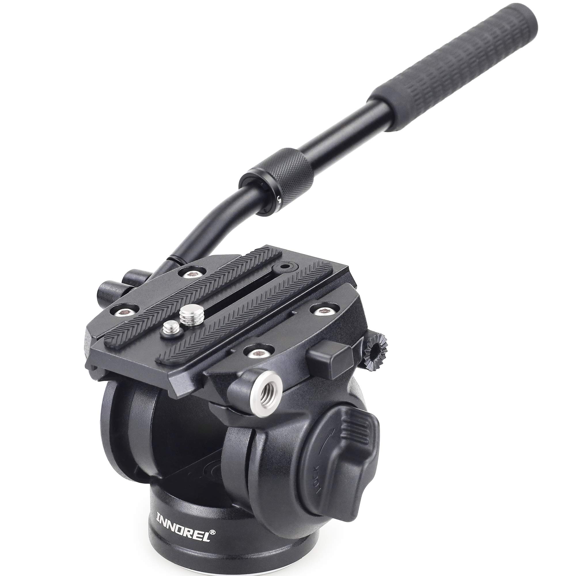 INNOREL H70 Camera Fluid Drag Pan Head with and Aluminum Alloy Sliding for DSLR and Maximum Load 17 kg Heavy-Duty 1/4 3/8 Screws, Plate, Cameras, чорний
INNOREL H70 Camera Fluid Drag Pan Head with and Aluminum Alloy Sliding for DSLR and Maximum Load 17 kg Heavy-Duty 1/4 3/8 Screws, Plate, Cameras, чорний