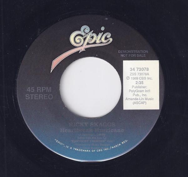 7-дюймовая пластинка RICKY SKAGGS - Heartbreak Hurricane 3473078PROMO Epic 1989 США Фолк Б/У
7-дюймовая пластинка RICKY SKAGGS - Heartbreak Hurricane 3473078PROMO Epic 1989 США Фолк Б/У