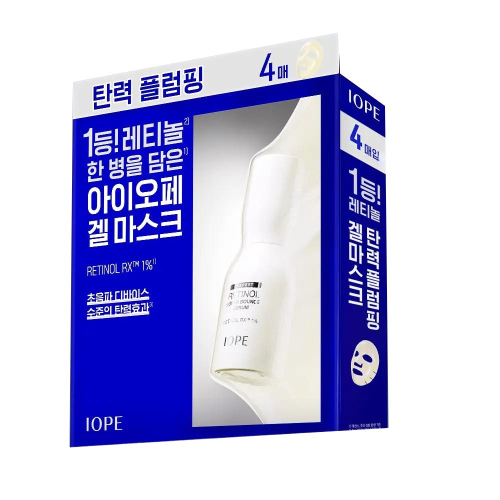 IOPE Retinol Serum-in-Gel Mask (4 Sheets)
IOPE Retinol Serum-in-Gel Mask (4 Sheets)
