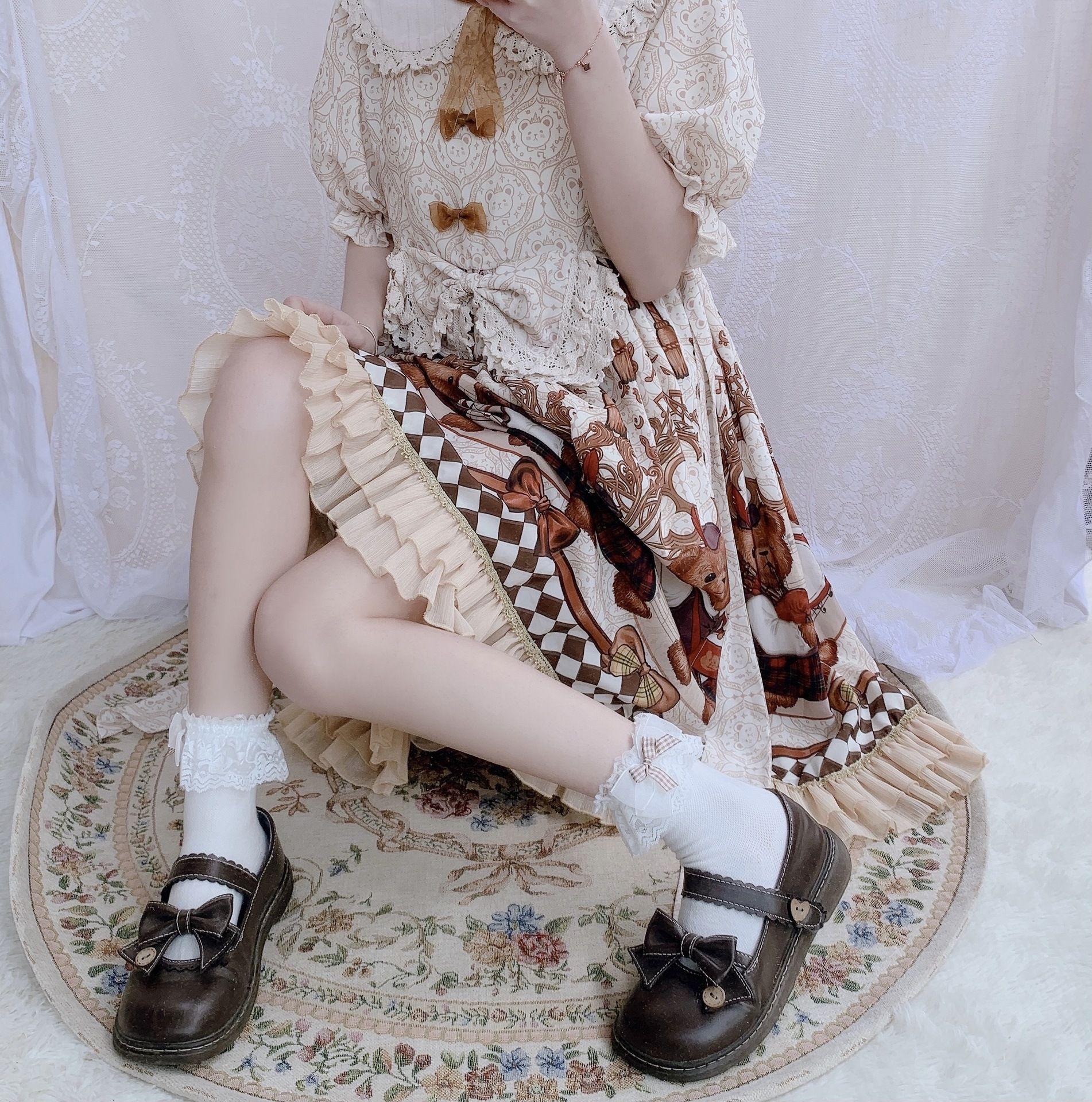 Милые милые сетчатые носки с оборками из хлопка принцессы среднего размера, короткие носки в стиле Лолиты, кружевные женские носки красный
Милые милые сетчатые носки с оборками из хлопка принцессы среднего размера, короткие носки в стиле Лолиты, кружевные женские носки красный