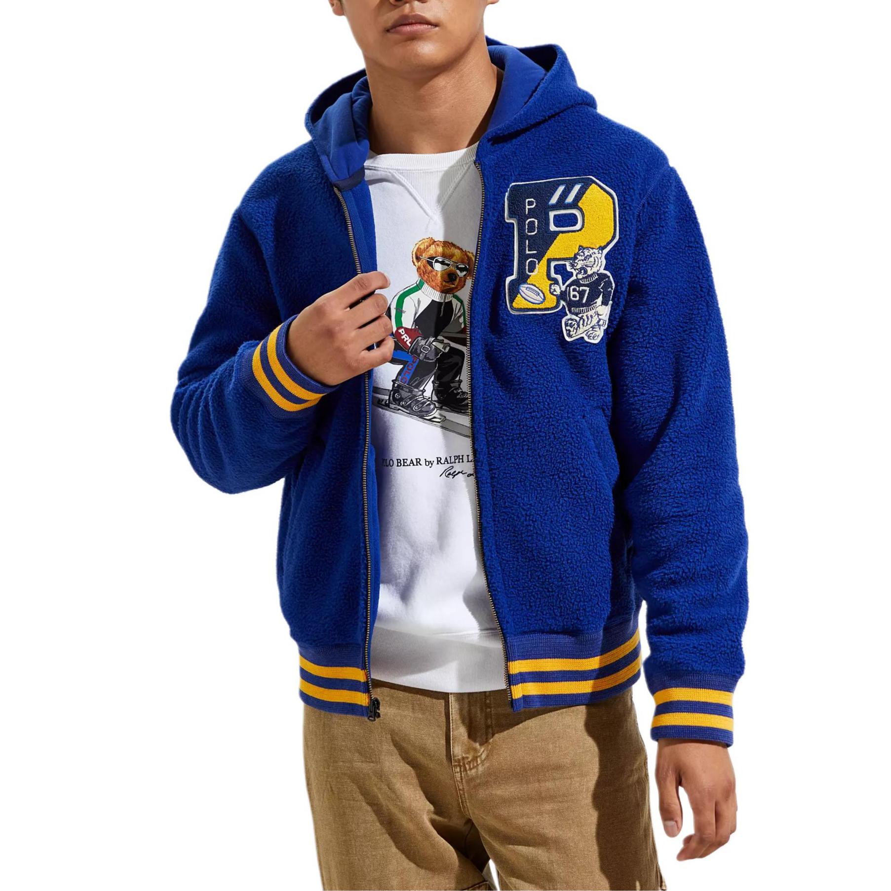 Мужская бейсбольная куртка Polo Ralph Lauren Tiger Letter с вышитыми буквами из флиса и капюшоном, синяя 710775932-001 M
Мужская бейсбольная куртка Polo Ralph Lauren Tiger Letter с вышитыми буквами из флиса и капюшоном, синяя 710775932-001 M