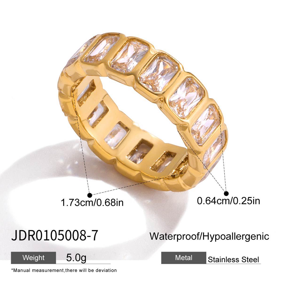 Elegant Heart-Shaped Stackable Ring: 18K Gold, Stainless Steel, and Dazzling White Zircon Size 6
Elegant Heart-Shaped Stackable Ring: 18K Gold, Stainless Steel, and Dazzling White Zircon Size 6