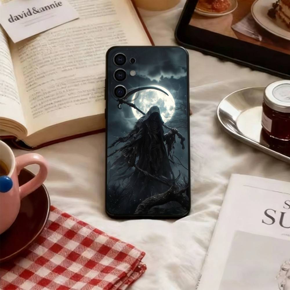 Grim Reaper Skull Skeleton Phone Case For Samsung S25,S24,S21,S22,S23,S30,Ultra,S20,Plus,Fe,Soft Black Cover Samsung S225G
Grim Reaper Skull Skeleton Phone Case For Samsung S25,S24,S21,S22,S23,S30,Ultra,S20,Plus,Fe,Soft Black Cover Samsung S225G