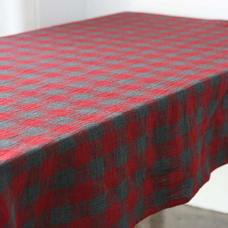Double Gauze Check Tablecloth - Red 100x130 Big check
Double Gauze Check Tablecloth - Red 100x130 Big check