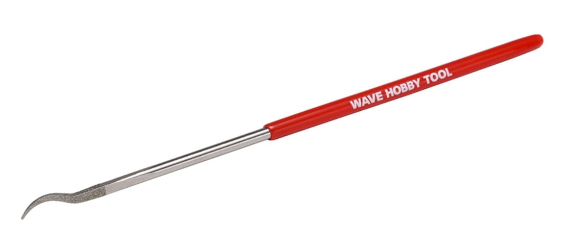 Wave Hobby Tool Series HG специальная форма алмазный надфиль квадратный пластиковый модельный инструмент красный / изогнутый / маленький HT-685 Grip
Wave Hobby Tool Series HG специальная форма алмазный надфиль квадратный пластиковый модельный инструмент красный / изогнутый / маленький HT-685 Grip