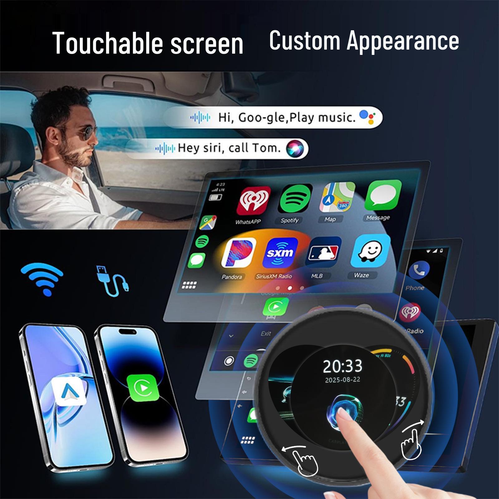 CarPlay Wireless Adapter for BMW, Mercedes-Benz, Porsche, Xiaomi & More. 4GB+64GB EAU
CarPlay Wireless Adapter for BMW, Mercedes-Benz, Porsche, Xiaomi & More. 4GB+64GB EAU