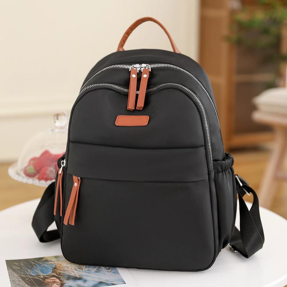 Casual Backpack Women Lightweight Students Shoulder Bag with Zipper Outdoor Play чёрный
Casual Backpack Women Lightweight Students Shoulder Bag with Zipper Outdoor Play чёрный