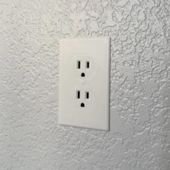 Yousheng Fake Outlet Sticker 3D Printed Pretend Electrical Outlet Sticker Wall Power Outlet Sticker Gag Decor for Office Airport Prank 1pc
Yousheng Fake Outlet Sticker 3D Printed Pretend Electrical Outlet Sticker Wall Power Outlet Sticker Gag Decor for Office Airport Prank 1pc
