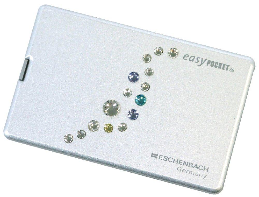 ESCHENBACH Portable Loupe Easy Pocket 3x Magnification with LED Light Milky Way 1521-11S02
ESCHENBACH Portable Loupe Easy Pocket 3x Magnification with LED Light Milky Way 1521-11S02
