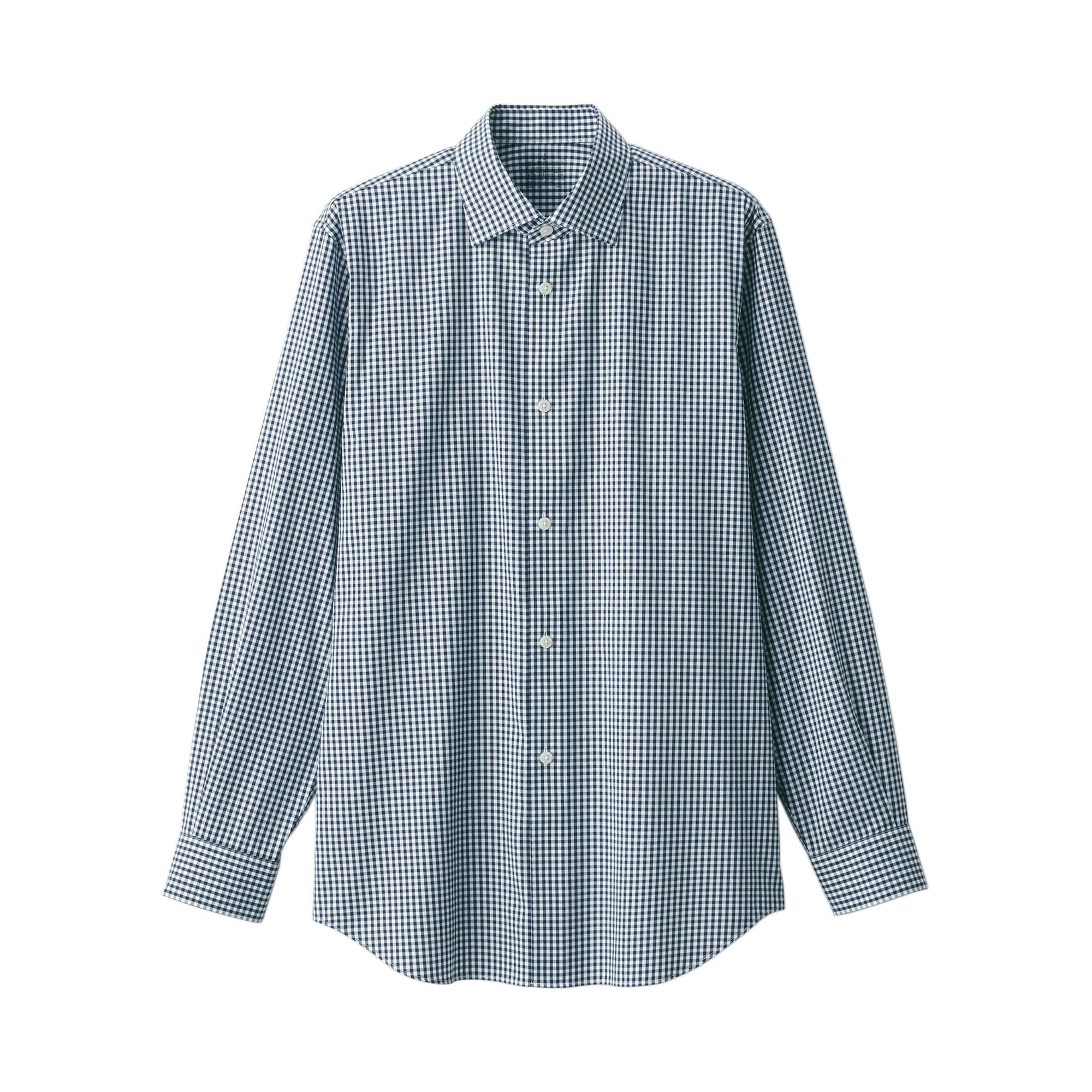 MUJI воротник длинный рукав рубашка AC1WIA4S темно-синяя клетка S мужская неглаженная полуширокая мужская мужская
MUJI воротник длинный рукав рубашка AC1WIA4S темно-синяя клетка S мужская неглаженная полуширокая мужская мужская