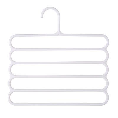 Multifunctional Thickened Five - Layer Pants Hanger With Anti - Slip Design Multi - Layer Household Wardrobe Hanger білий
Multifunctional Thickened Five - Layer Pants Hanger With Anti - Slip Design Multi - Layer Household Wardrobe Hanger білий