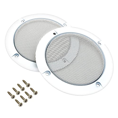 Negs-S Speaker Grill, Speaker Cover, Car, Speaker, Universal Use, Set of 2, Includes 8 Mounting Screws, 5 Inches, White 5 inches белый
Negs-S Speaker Grill, Speaker Cover, Car, Speaker, Universal Use, Set of 2, Includes 8 Mounting Screws, 5 Inches, White 5 inches белый