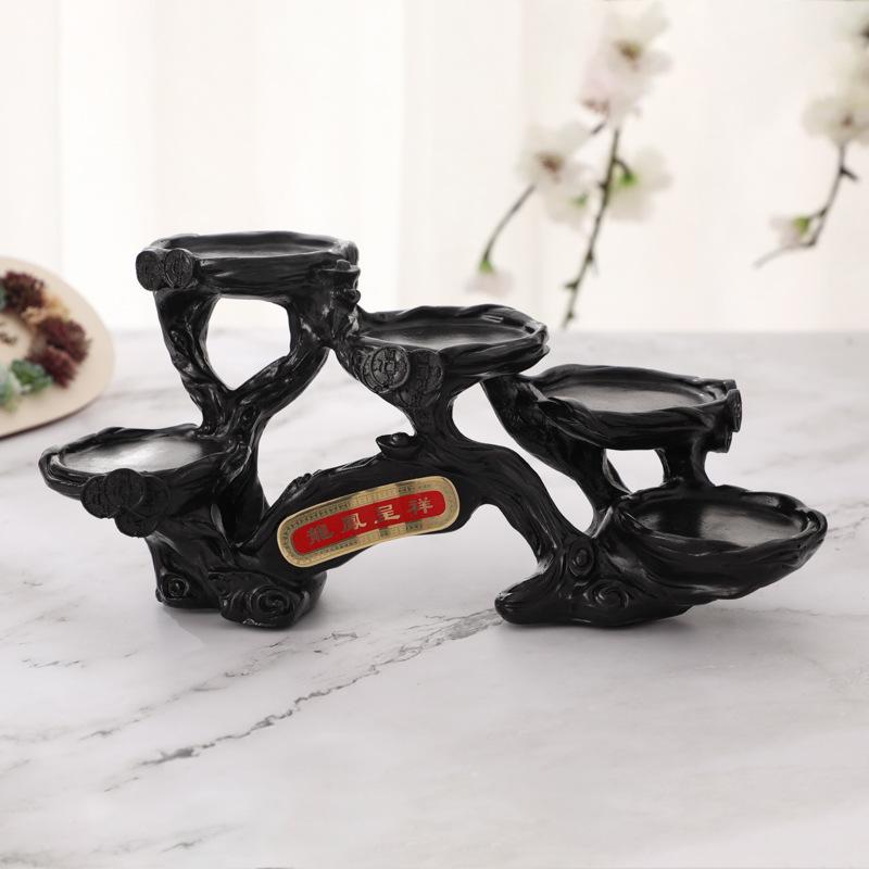 Set of Decorative Resin Ornaments for Home - Chinese Tree Stump Design
Set of Decorative Resin Ornaments for Home - Chinese Tree Stump Design