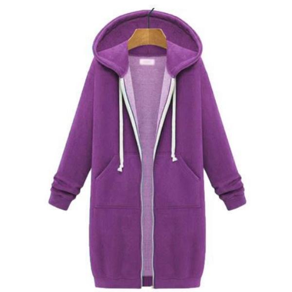 Осенне-зимние женские повседневные толстовки с капюшоном на молнии с длинными рукавами свободные куртки с капюшоном на молнии с карманом макси-размера толстовка спортивная верхняя одежда 5XL фиолетовый
Осенне-зимние женские повседневные толстовки с капюшоном на молнии с длинными рукавами свободные куртки с капюшоном на молнии с карманом макси-размера толстовка спортивная верхняя одежда 5XL фиолетовый
