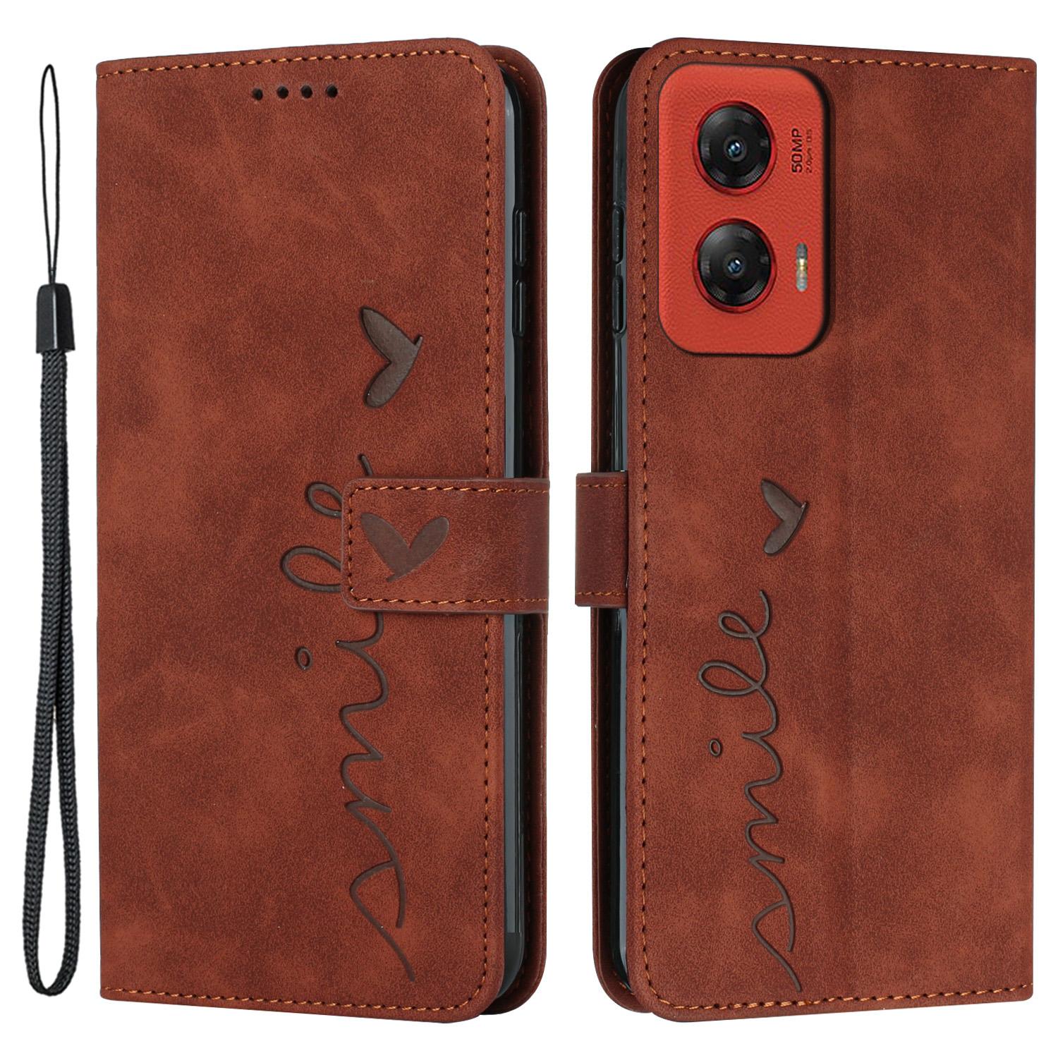 For Motorola Moto G Stylus 5G (2024) Phone Case Wallet Imprinted PU Leather Phone Stand Cover Brown
For Motorola Moto G Stylus 5G (2024) Phone Case Wallet Imprinted PU Leather Phone Stand Cover Brown