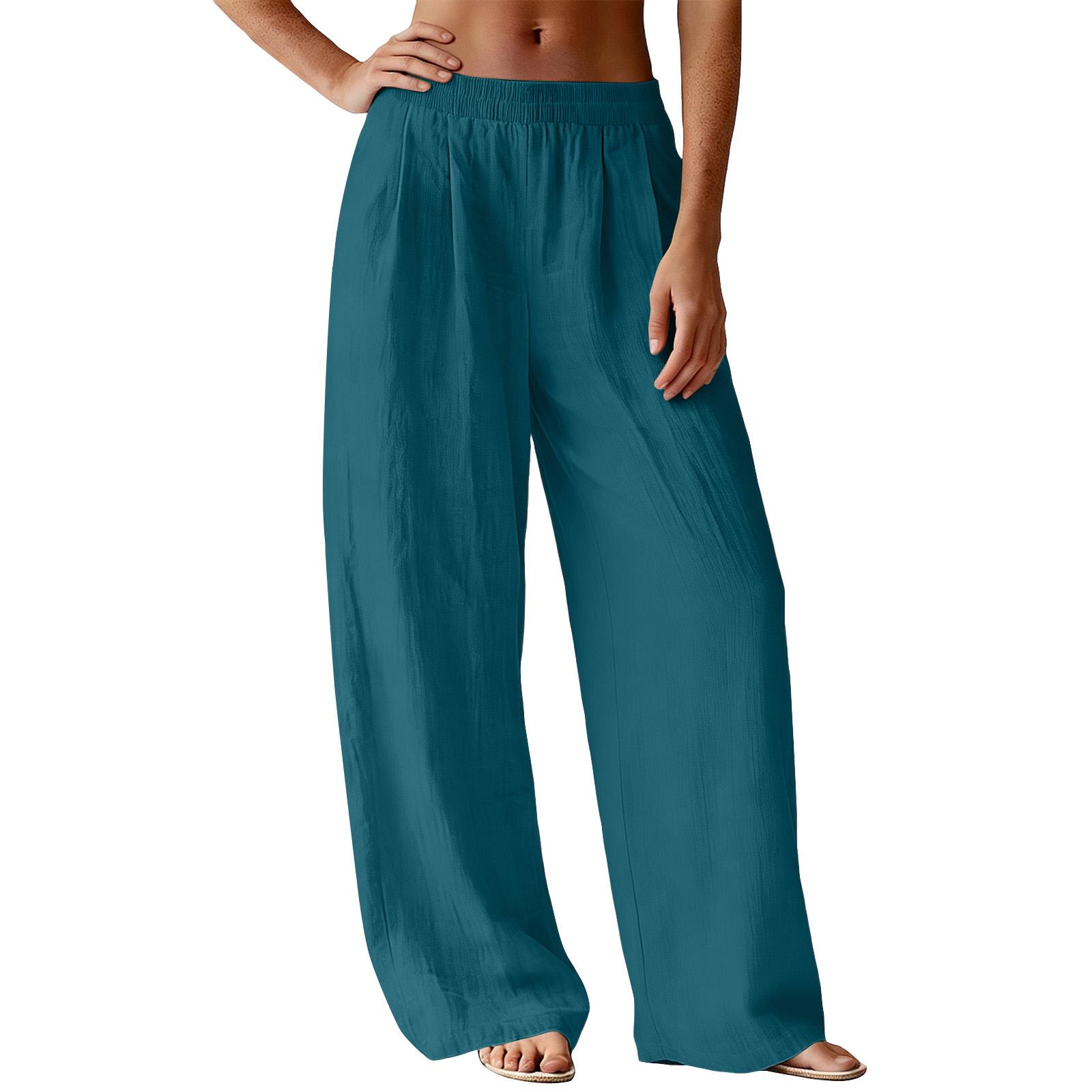 Women s Loose Straight Pants Casual Long Pants with Pockets M зелений
Women s Loose Straight Pants Casual Long Pants with Pockets M зелений