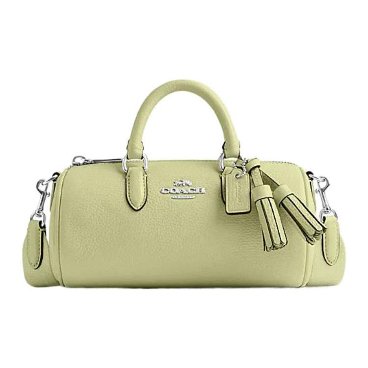 Coach Lacey 20 Letter Logo Tassel Decorated Zipper Closure Boston Bag Women Handbag Light-Green CJ571-SVM97 Basic Set (Bag+Dust Bag)
Coach Lacey 20 Letter Logo Tassel Decorated Zipper Closure Boston Bag Women Handbag Light-Green CJ571-SVM97 Basic Set (Bag+Dust Bag)