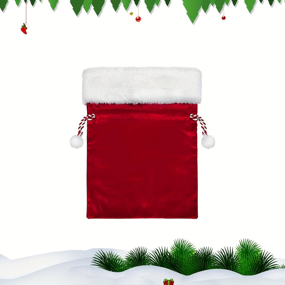 1pc Velvet Santa Claus Gift Bag with Drawstring, Red with White Trim and Golden Accents, Perfect for Christmas Party Favors as shown
1pc Velvet Santa Claus Gift Bag with Drawstring, Red with White Trim and Golden Accents, Perfect for Christmas Party Favors as shown