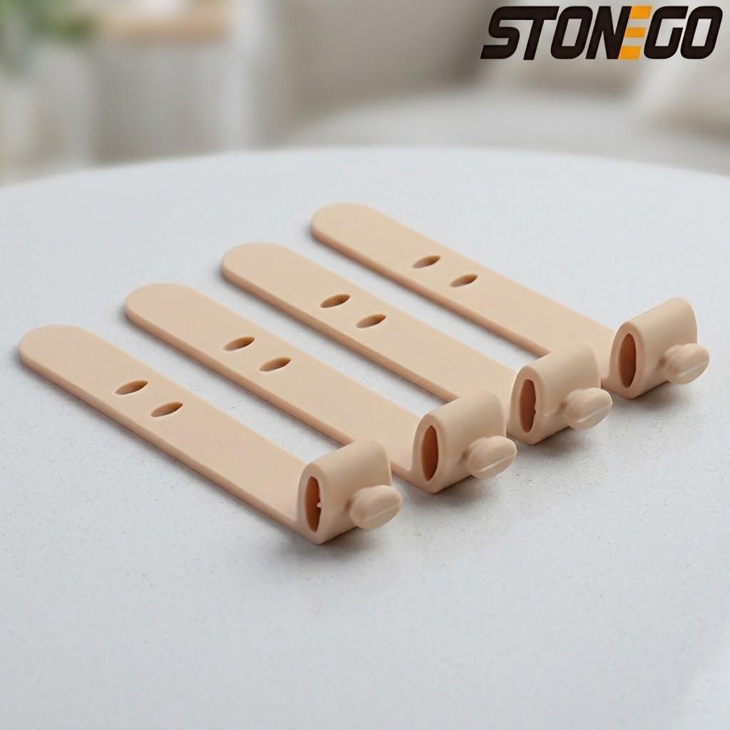 4Pcs Silicone Cable Organizer Cord Management Ties Headphone Charger Wire Wrap Storage Solutions
4Pcs Silicone Cable Organizer Cord Management Ties Headphone Charger Wire Wrap Storage Solutions