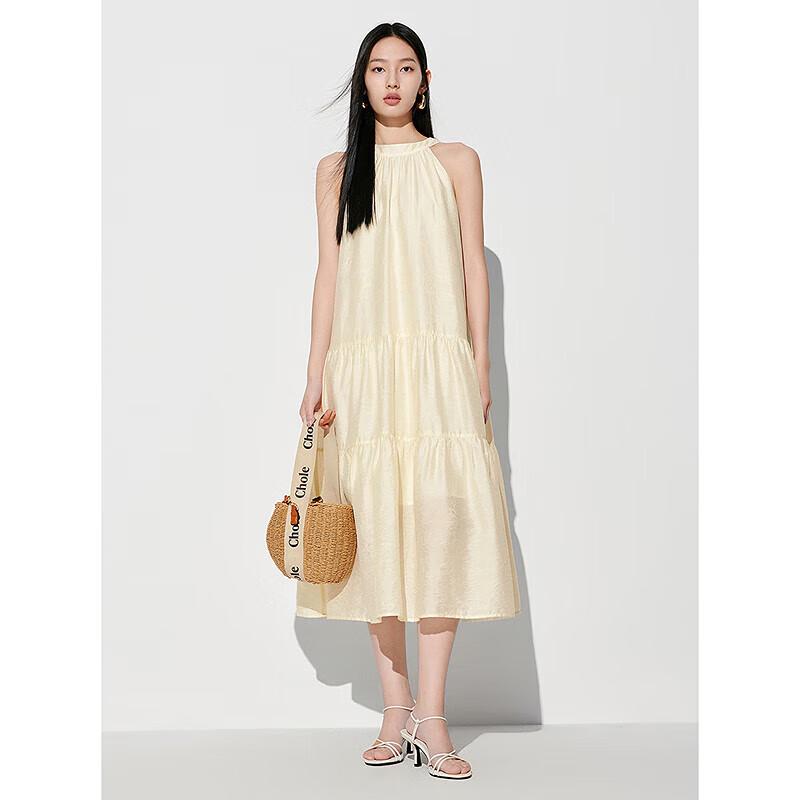 Женское платье макси А-силуэта с халтером в стиле французских каникул от PEACEBIRD S
Женское платье макси А-силуэта с халтером в стиле французских каникул от PEACEBIRD S