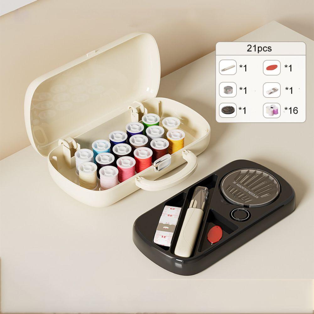 Portable Needle and Thread Box Space Saving Sewing Storage Box DIY Hand Sewing Kit Craft Tool білий
Portable Needle and Thread Box Space Saving Sewing Storage Box DIY Hand Sewing Kit Craft Tool білий