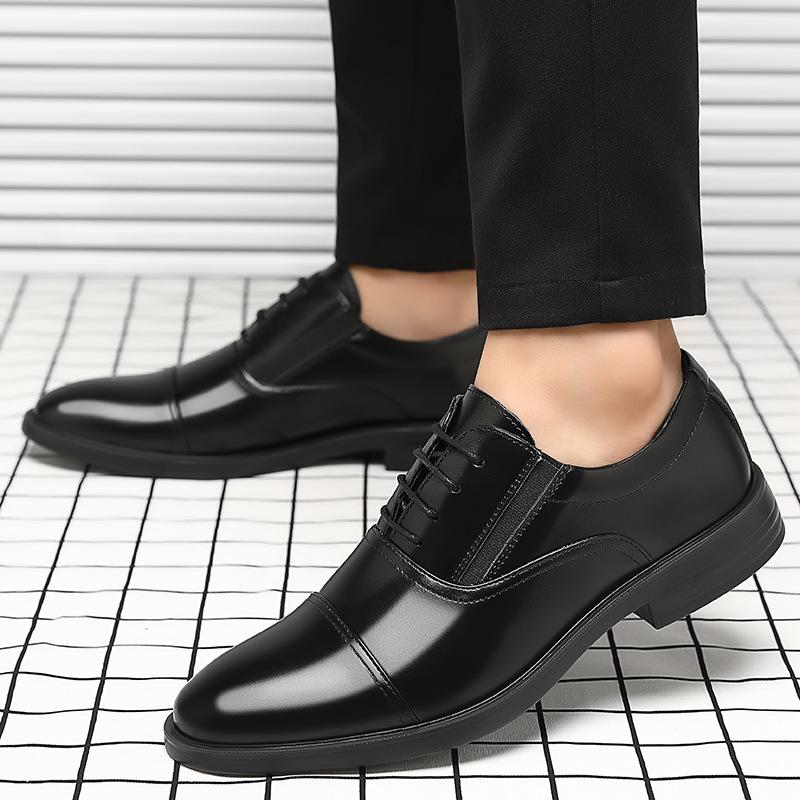 Модные мужские туфли дерби из кожи на платформе весна-осень, черные свадебные туфли с мягкой подошвой, дизайнерские новые мужские туфли для вечеринок 38
Модные мужские туфли дерби из кожи на платформе весна-осень, черные свадебные туфли с мягкой подошвой, дизайнерские новые мужские туфли для вечеринок 38